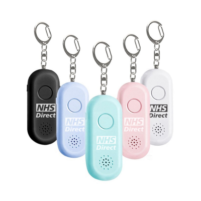 RECHARGEABLE PERSONAL ALARM KEYRING with Torch