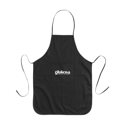 APRON RECYCLED COTTON (170 G & M²) in Black