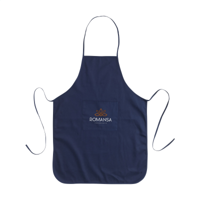 APRON RECYCLED COTTON (170 G & M²) in Blue