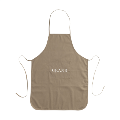 APRON RECYCLED COTTON (170 G & M²) in Brown