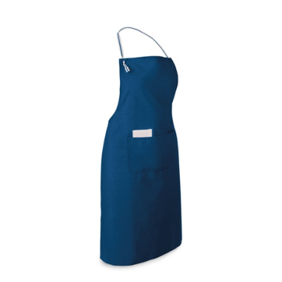 CHIVES APRON in Cotton & Polyester (150 G & M²) in Blue