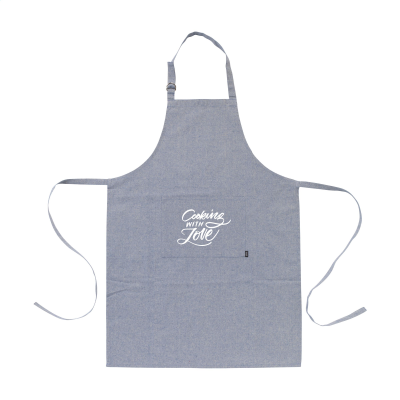 COCINA GRS RECYCLED COTTON (160 G & M²) APRON in Blue