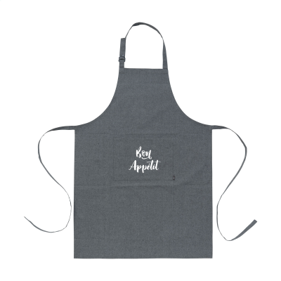 COCINA GRS RECYCLED COTTON (160 G & M²) APRON in Dark Grey