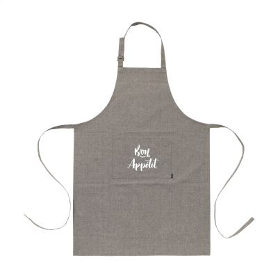 COCINA GRS RECYCLED COTTON (160 G & M²) APRON in Grey