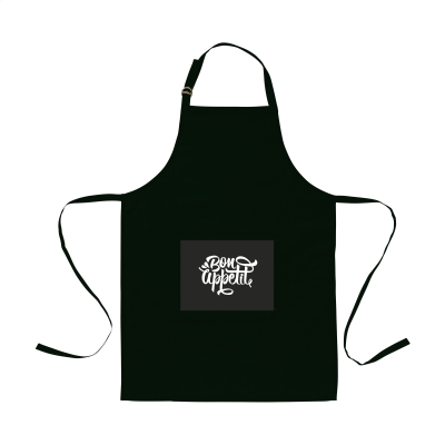 COCINA ORGANIC COTTON (180 G & M²) APRON in Black