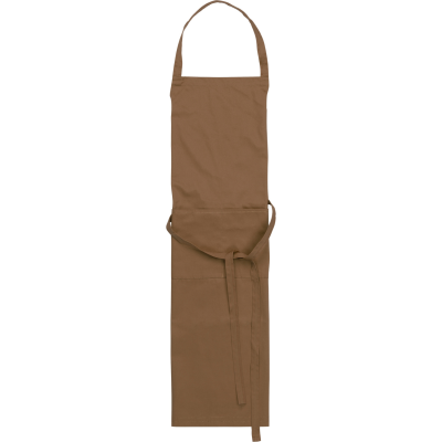 COTTON APRON in Brown