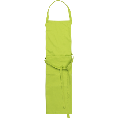 COTTON APRON in Lime