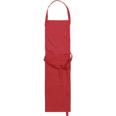 COTTON APRON in Red