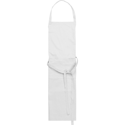 COTTON APRON in White