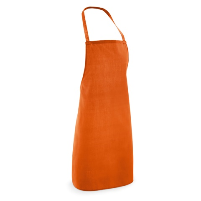 CURRY APRON in Cotton & Polyester (180 G & M²) in Orange