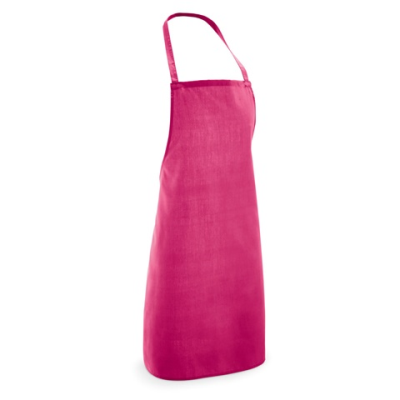 CURRY APRON in Cotton & Polyester (180 G & M²) in Pink