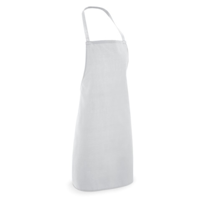 CURRY APRON in Cotton & Polyester (180 G & M²) in White