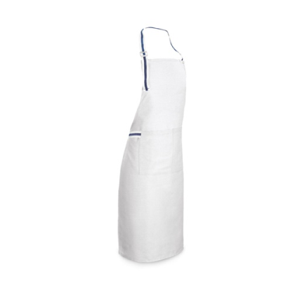 GINGER APRON in Cotton & Polyester in White