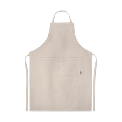 HEMP ADJUSTABLE APRON 200 GR & M² in Brown