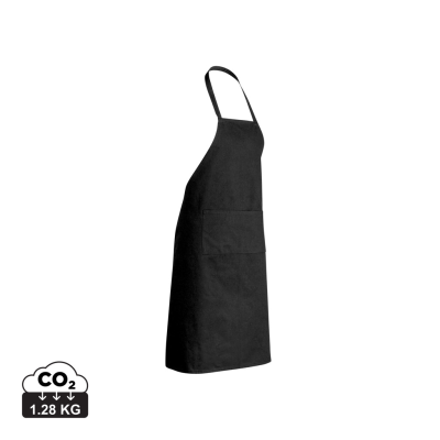 IMPACT AWARE™ RECYCLED COTTON APRON 180GR in Black