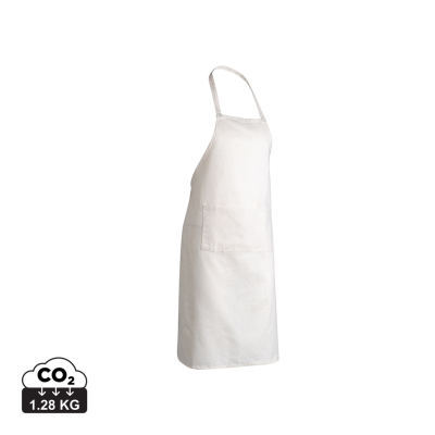 IMPACT AWARE™ RECYCLED COTTON APRON 180GR in Off White