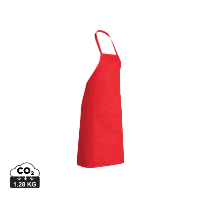 IMPACT AWARE™ RECYCLED COTTON APRON 180GR in Red