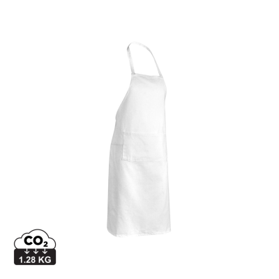 IMPACT AWARE™ RECYCLED COTTON APRON 180GR in White