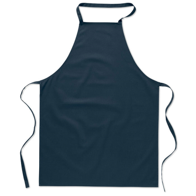 KITCHEN APRON in Cotton in Blue