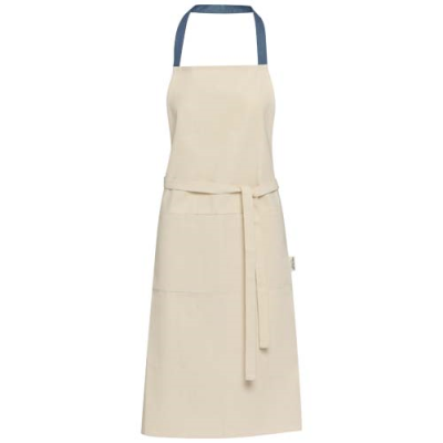 NIA 200 G & M² RECYCLED COTTON APRON in Ice Blue