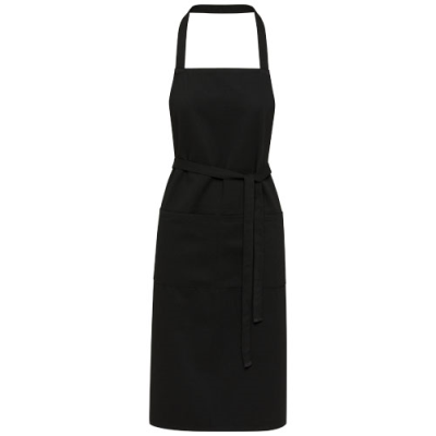 SHARA 240 G & M2 AWARE™ RECYCLED APRON in Solid Black