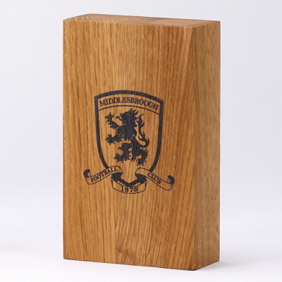 12,5CM X 7,5CM X 3,5CM BEECH WOOD RECTANGULAR AWARD