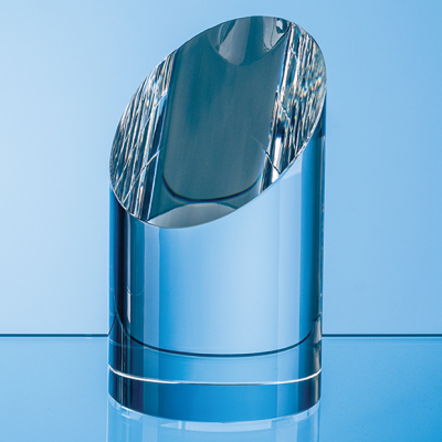 14CM OPTICAL CRYSTAL ZENITH CYLINDER AWARD