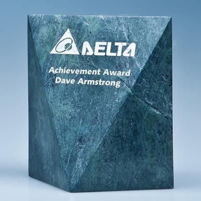 15CM GREEN MARBLE GLACIER AWARD