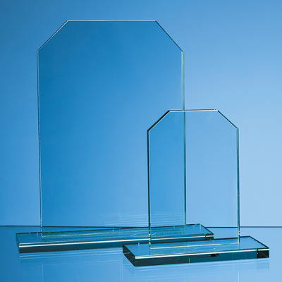 15CM x 10CM x 12MM JADE GLASS HONOUR AWARD