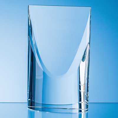 20CM OPTICAL CRYSTAL MAJESTIC OVAL COLUMN AWARD