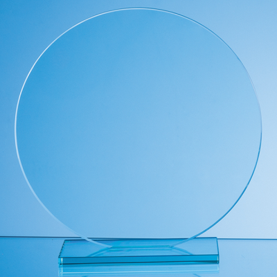 20CM x 10MM JADE GLASS CIRCLE AWARD