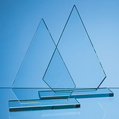 26,5CM x 18,5CM x 12MM JADE GLASS PEAK AWARD