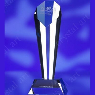 COLUMN GLASS AWARD TROPHY