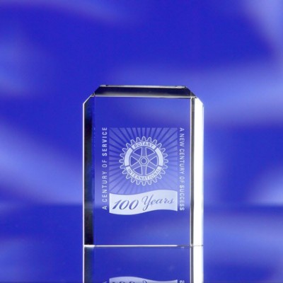 CREST GLASS AWARD TROPHY