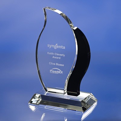 FLAME GLASS AWARD TROPHY