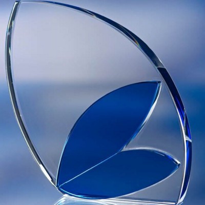 GLASS LEAF AWARD TROPHY