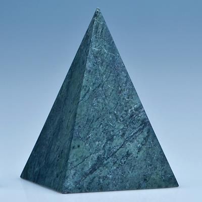 GREEN MARBLE 4 SIDED PYRAMID AWARD