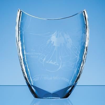 NIK MELLER DESIGN OPTICAL CRYSTAL & COBALT BLUE DIVINE AWARD