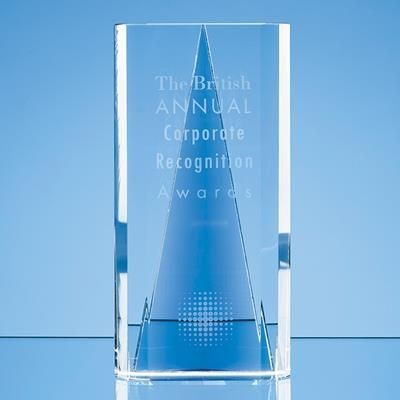 NIK MELLER DESIGN OPTICAL CRYSTAL & COBALT BLUE SAVANNA AWARD