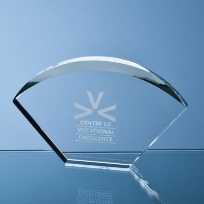 OPTICAL CRYSTAL BEVELLED ARCH AWARD