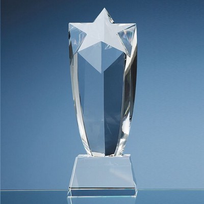 OPTICAL CRYSTAL MOUNTED STARBURST AWARD