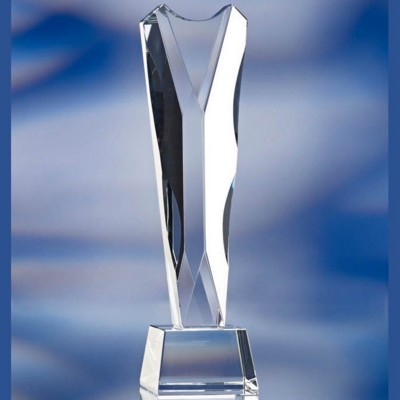 SCULPTED GLASS AWARD TROPHY