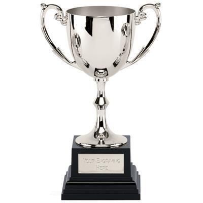 SILVER CAST METAL AWARD TROPHY CUP