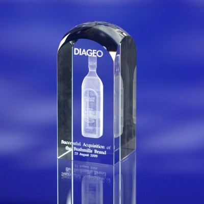 TOWER GLASS AWARD TROPHY