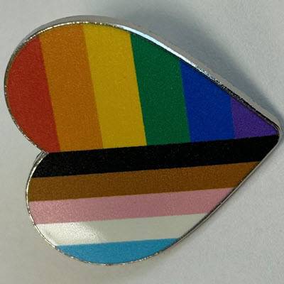 PRIDE HEART BADGE