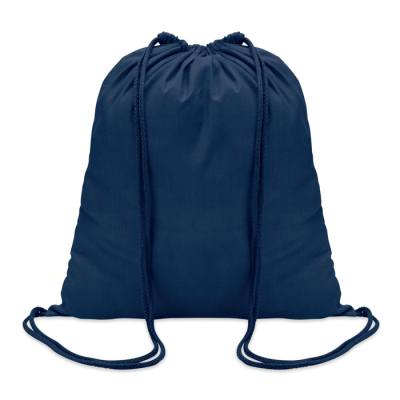 100GR & M² COTTON DRAWSTRING BAG in Blue