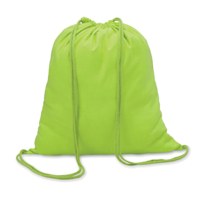 100GR & M² COTTON DRAWSTRING BAG in Green