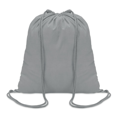 100GR & M² COTTON DRAWSTRING BAG in Grey