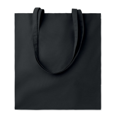 140 GR & M² COTTON SHOPPER TOTE BAG in Black