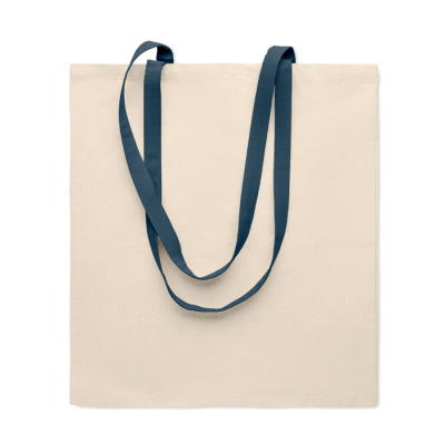 140 GR & M² COTTON SHOPPER TOTE BAG in Blue